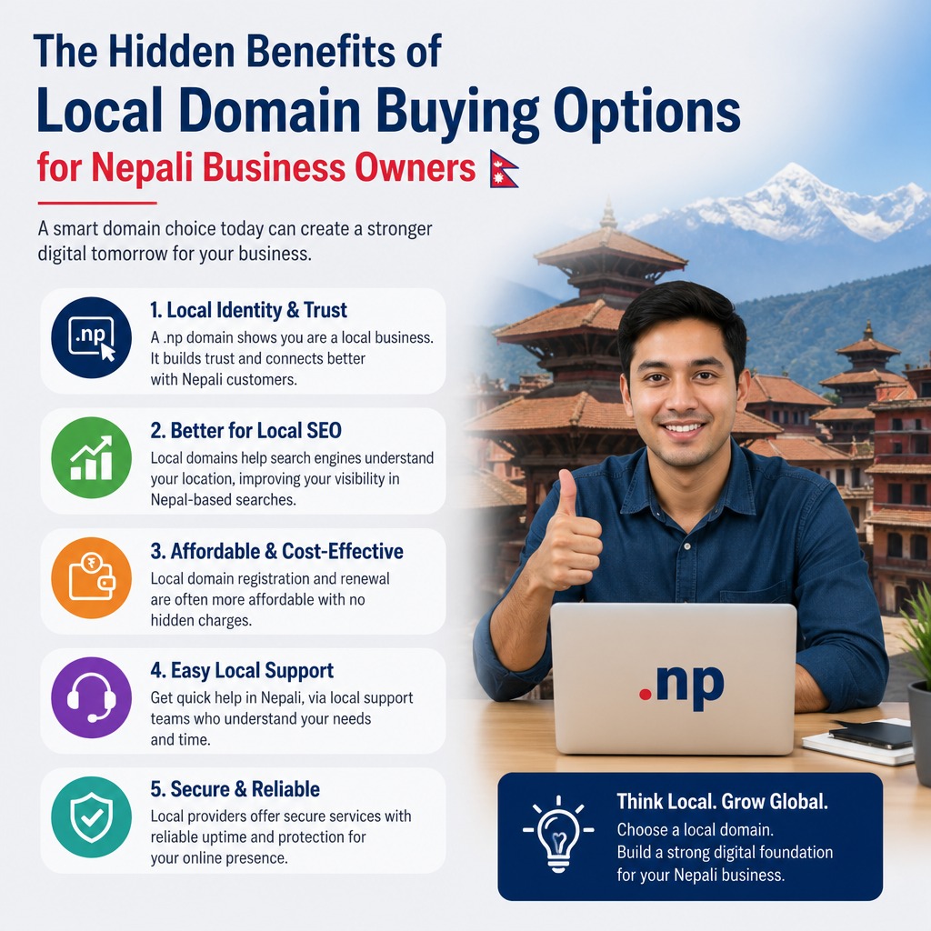 Guide: The Hidden Benefits of Local Domain Buying Options for Nepali Business Owners